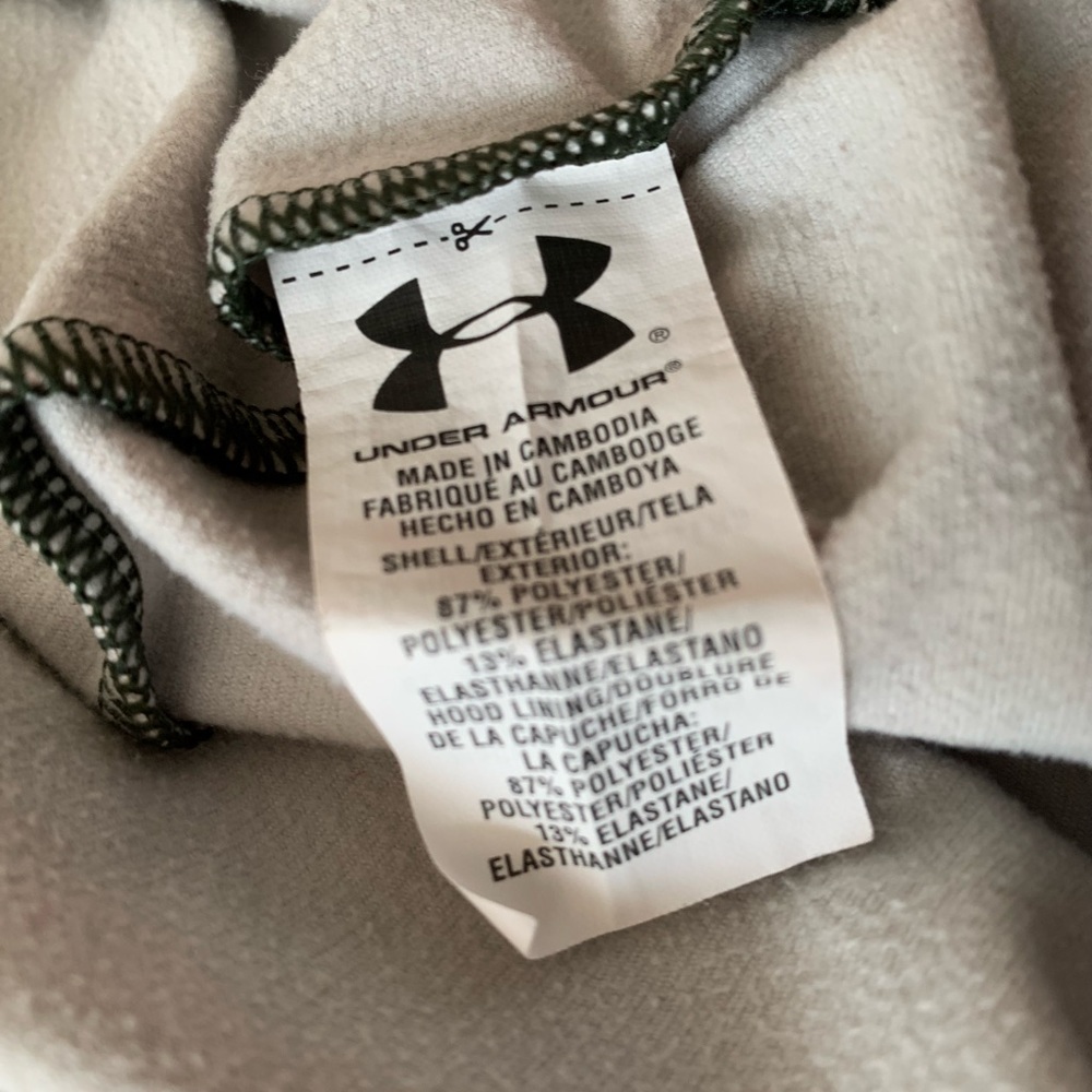 Under Armour Mossy Oak Camo Pullover Hoodie Size Medium - Picture 11 of 11